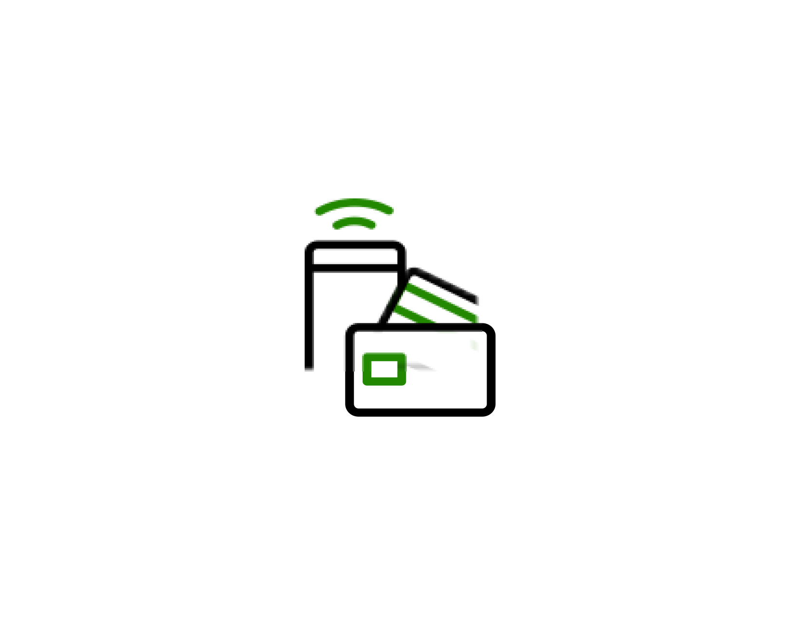 Credt and debit card payments icon